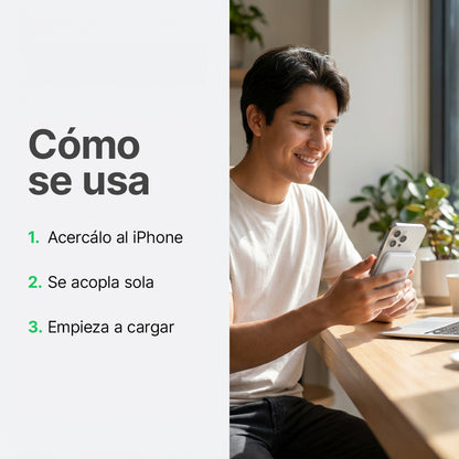 Batería Magnética Portátil – Carga Siempre Contigo