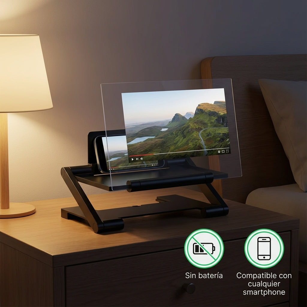 Amplificador de Pantalla Plegable HD