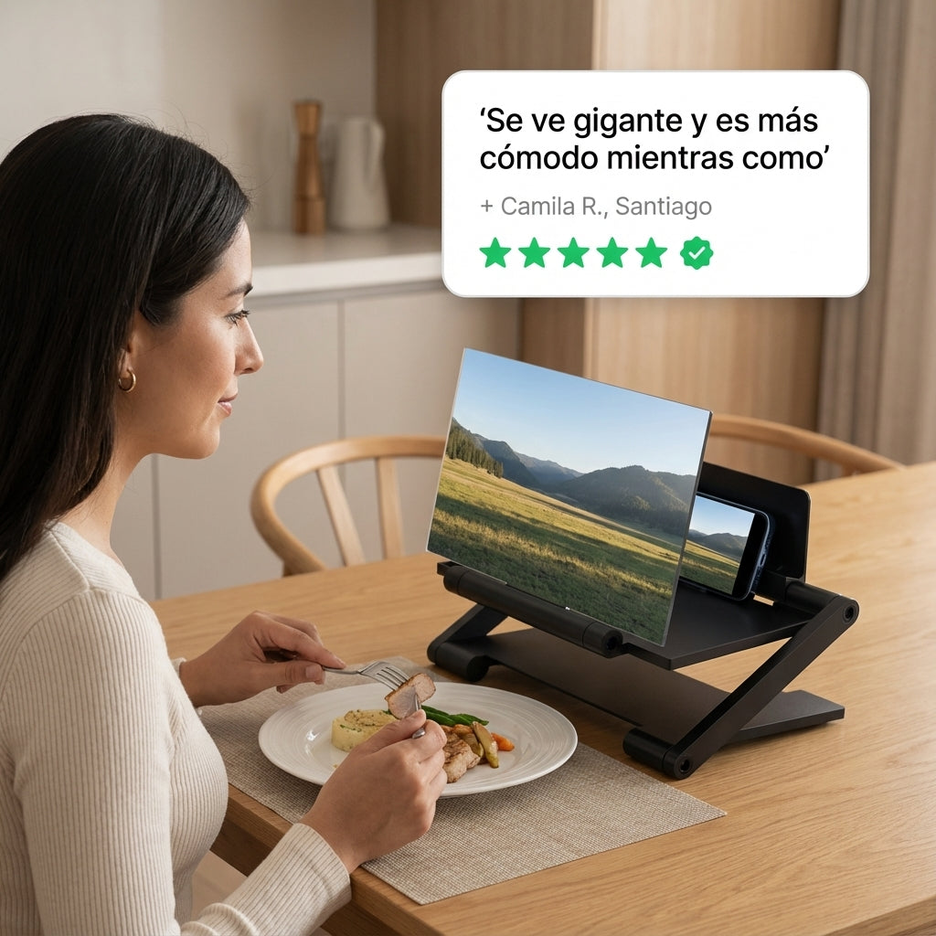 Amplificador de Pantalla Plegable HD