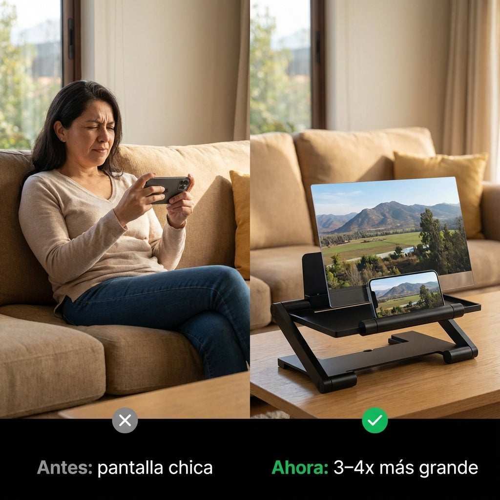 Amplificador de Pantalla Plegable HD