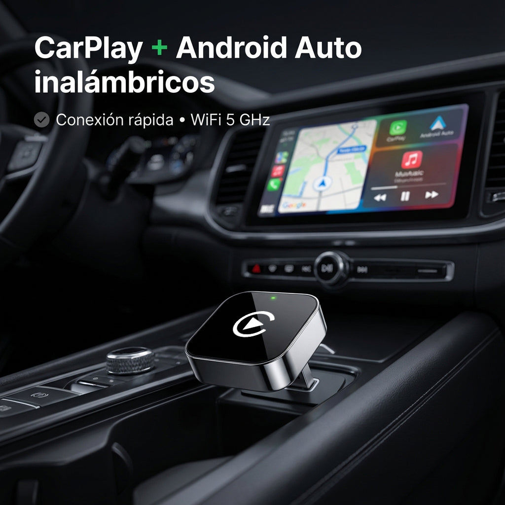 CarPlay y Android Auto inalámbricos - Sin cables
