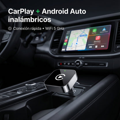 CarPlay y Android Auto inalámbricos - Sin cables