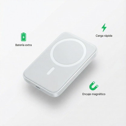 Batería Magnética Portátil – Carga Siempre Contigo