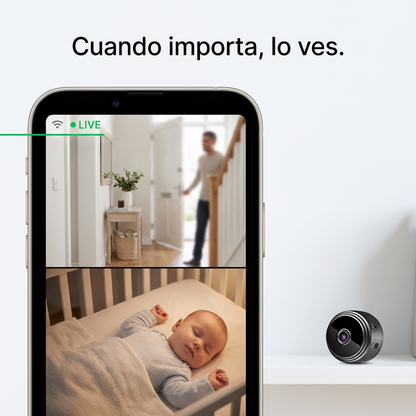 MiniCam WiFi - Conéctala y mira en vivo